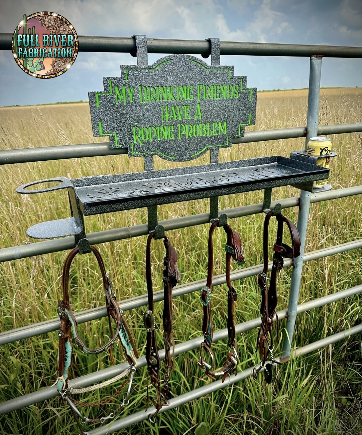 Roping Friends Rodeo Rack- Silver