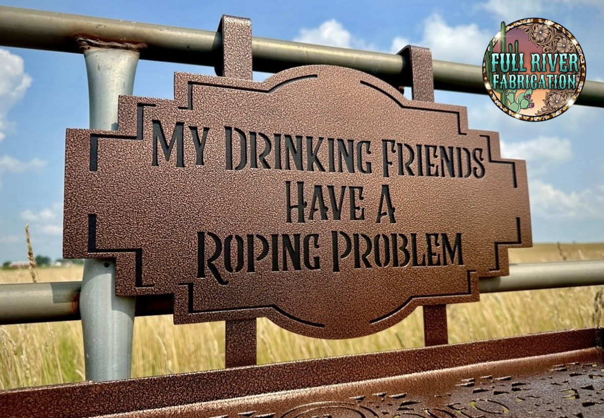 My Drinking Friends Rodeo Rack- Copper
