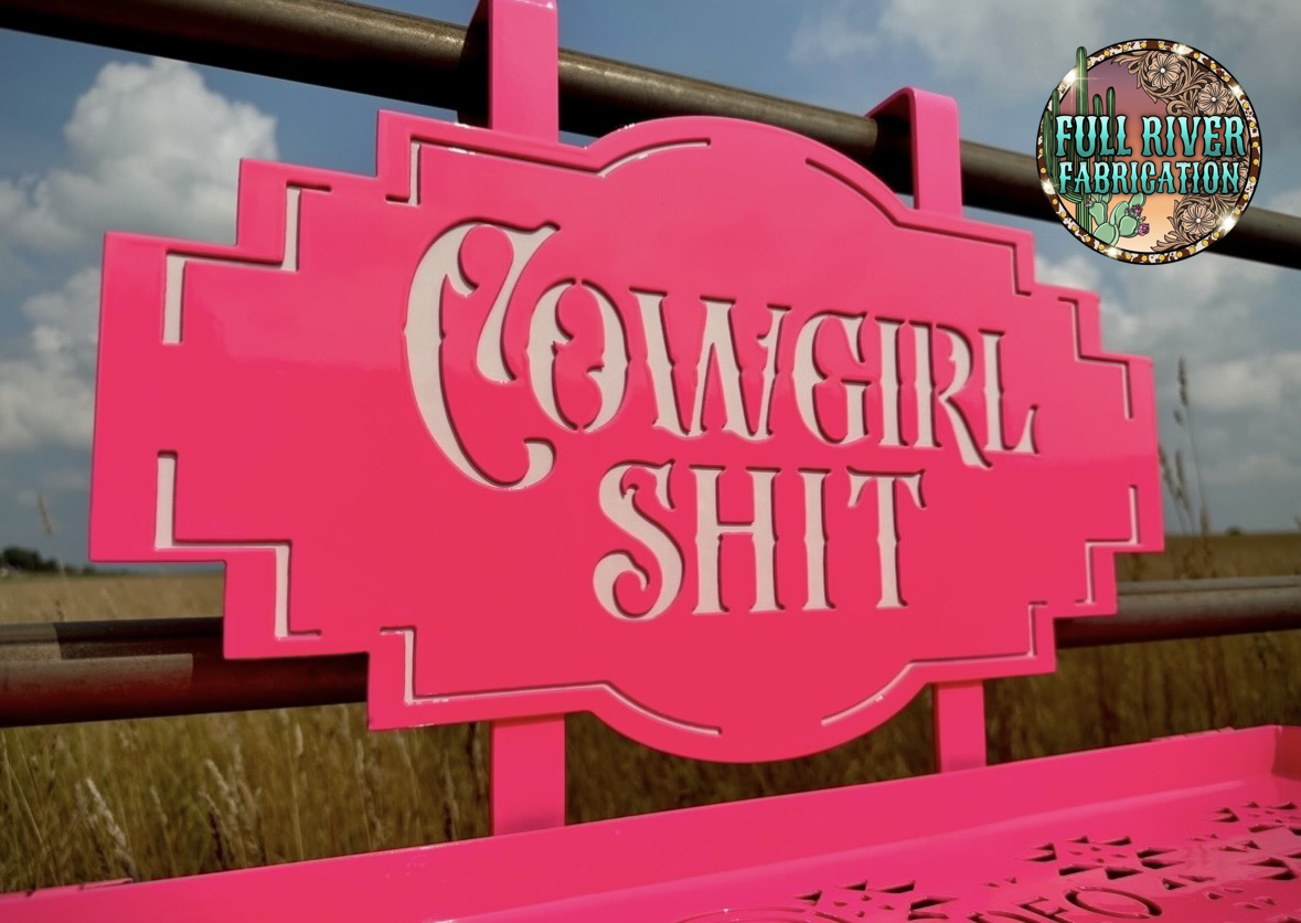 NEON Cowgirl Sh!t Rodeo Rack
