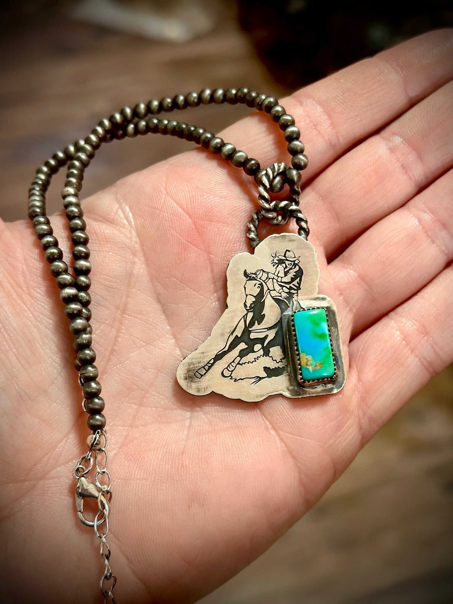 Sonoran Barrel Racer Pendant