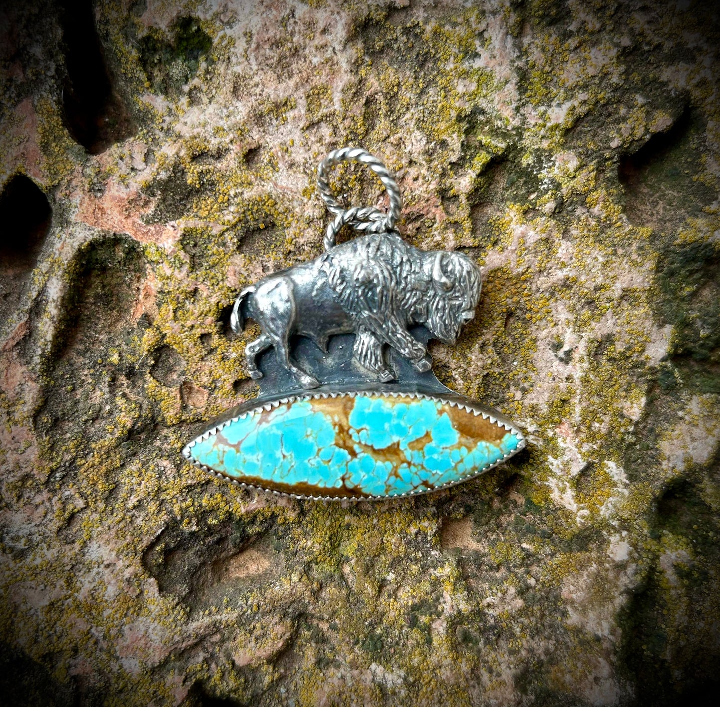 “Roamer” Buffalo Bar Necklace