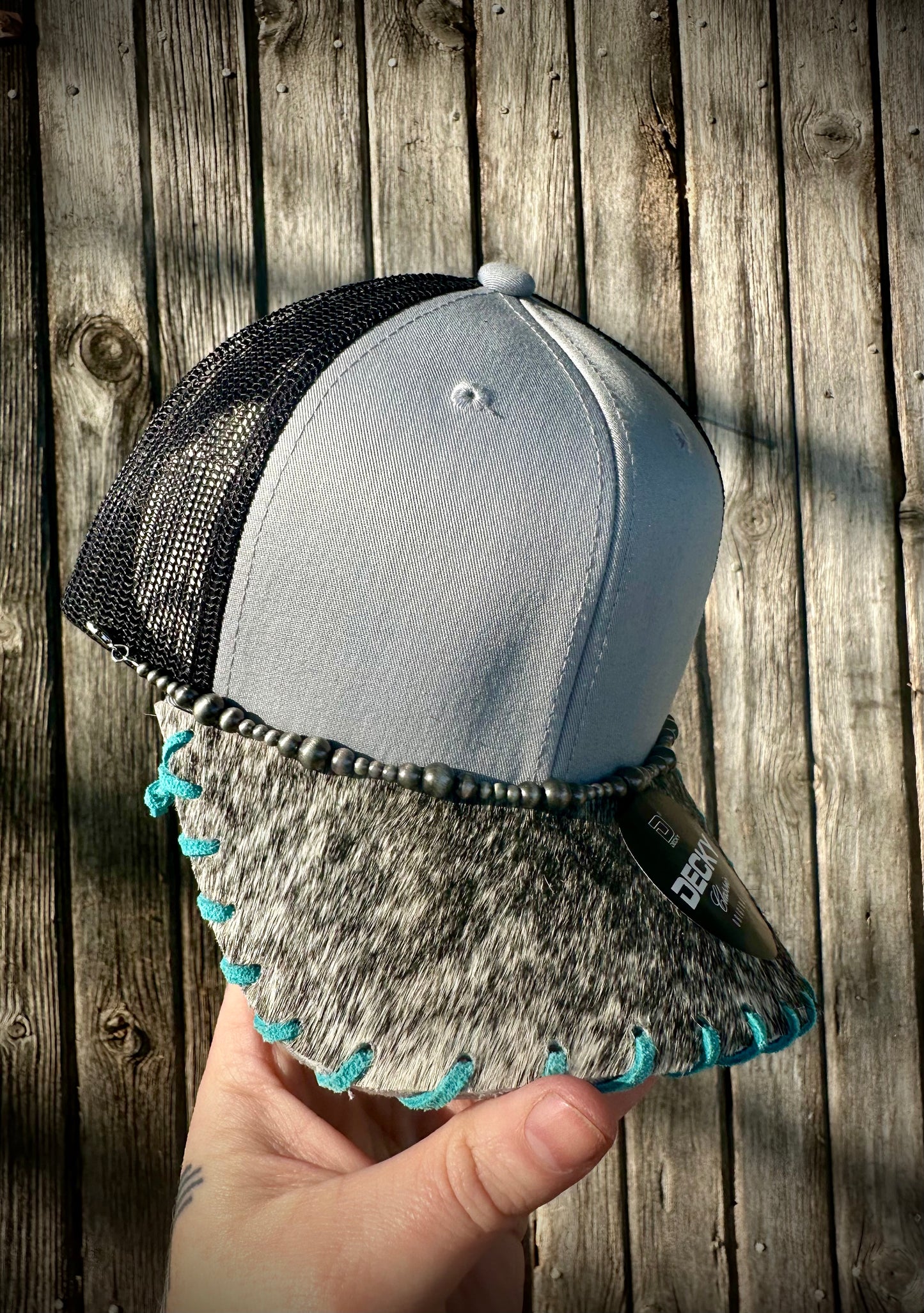 YOUTH Cowhide Trucker Hat #4