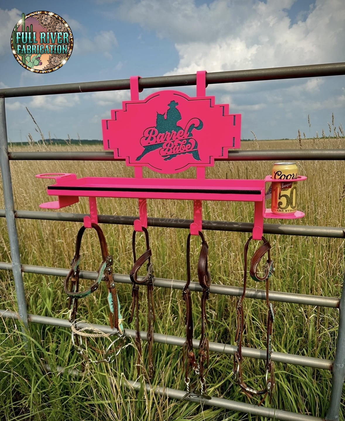 NEON Barrel Babe Rodeo Rack