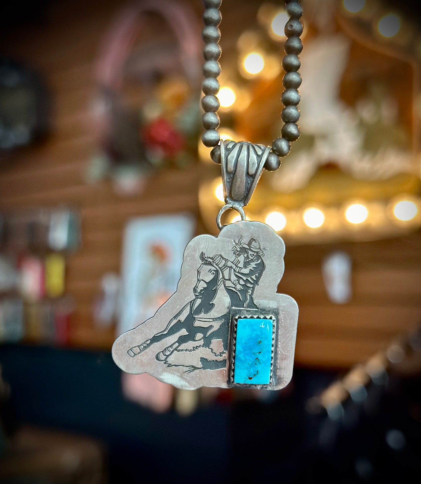 Kingman Barrel Racer Pendant