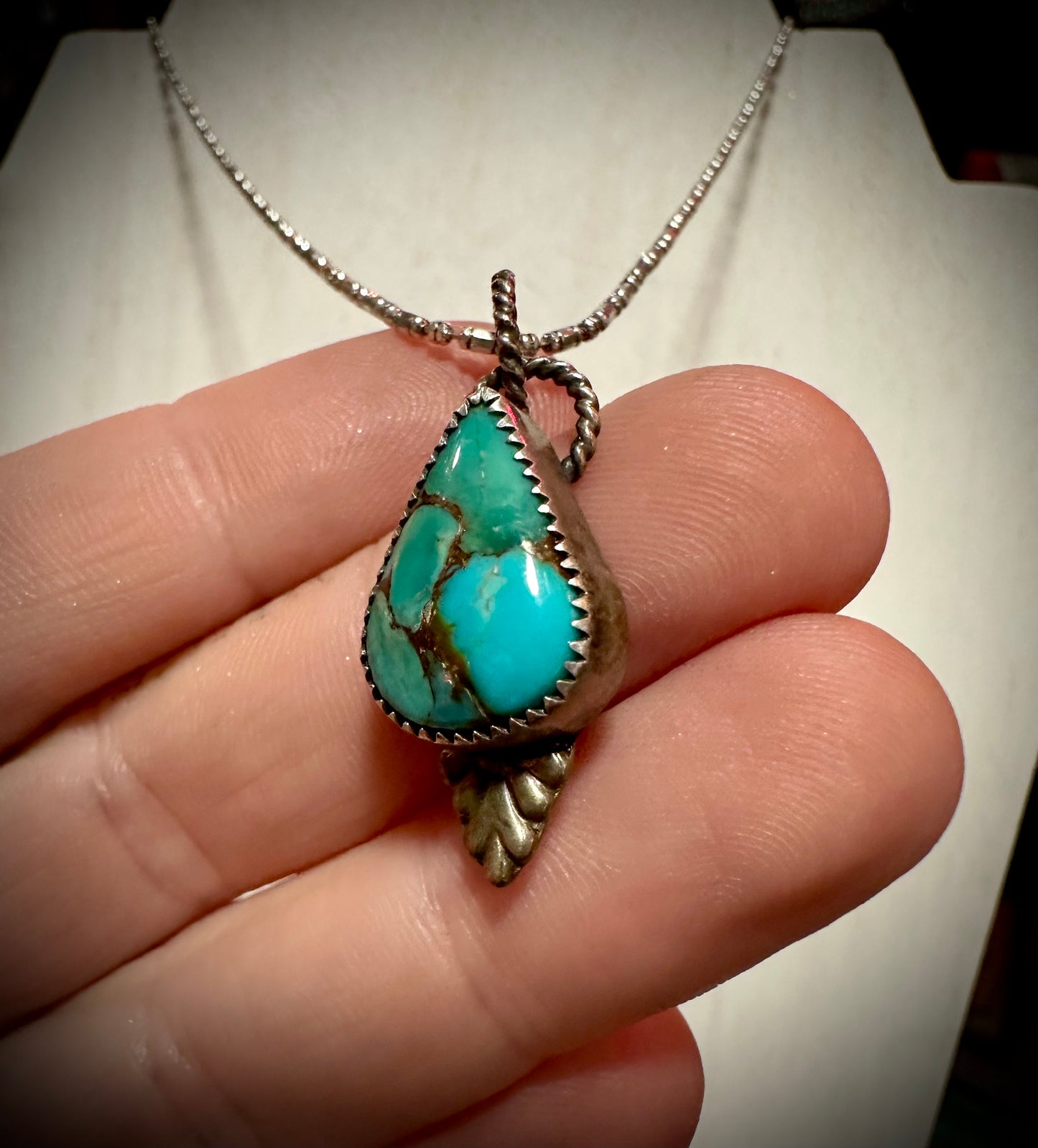 Turquoise Drop Necklace