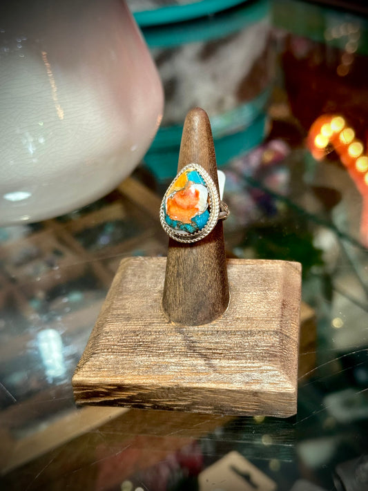 Mojave Turquoise Drop Ring