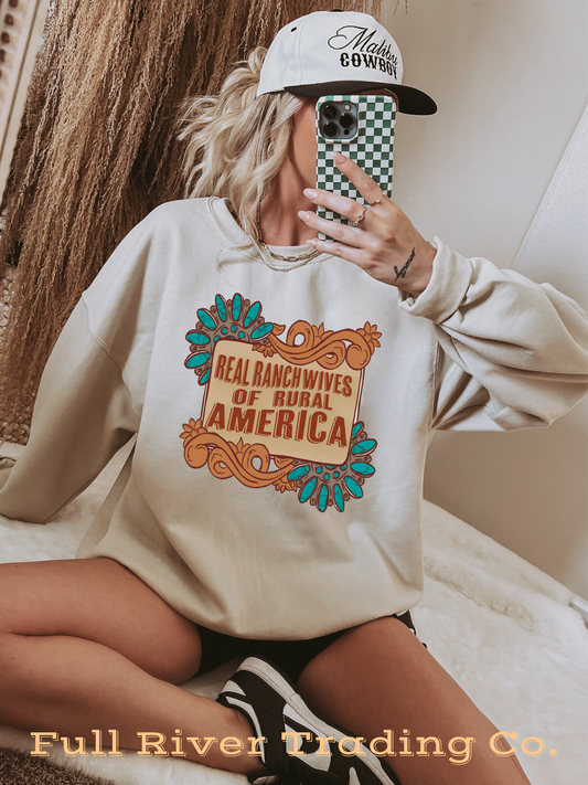 “Real Ranchwives” Crewneck