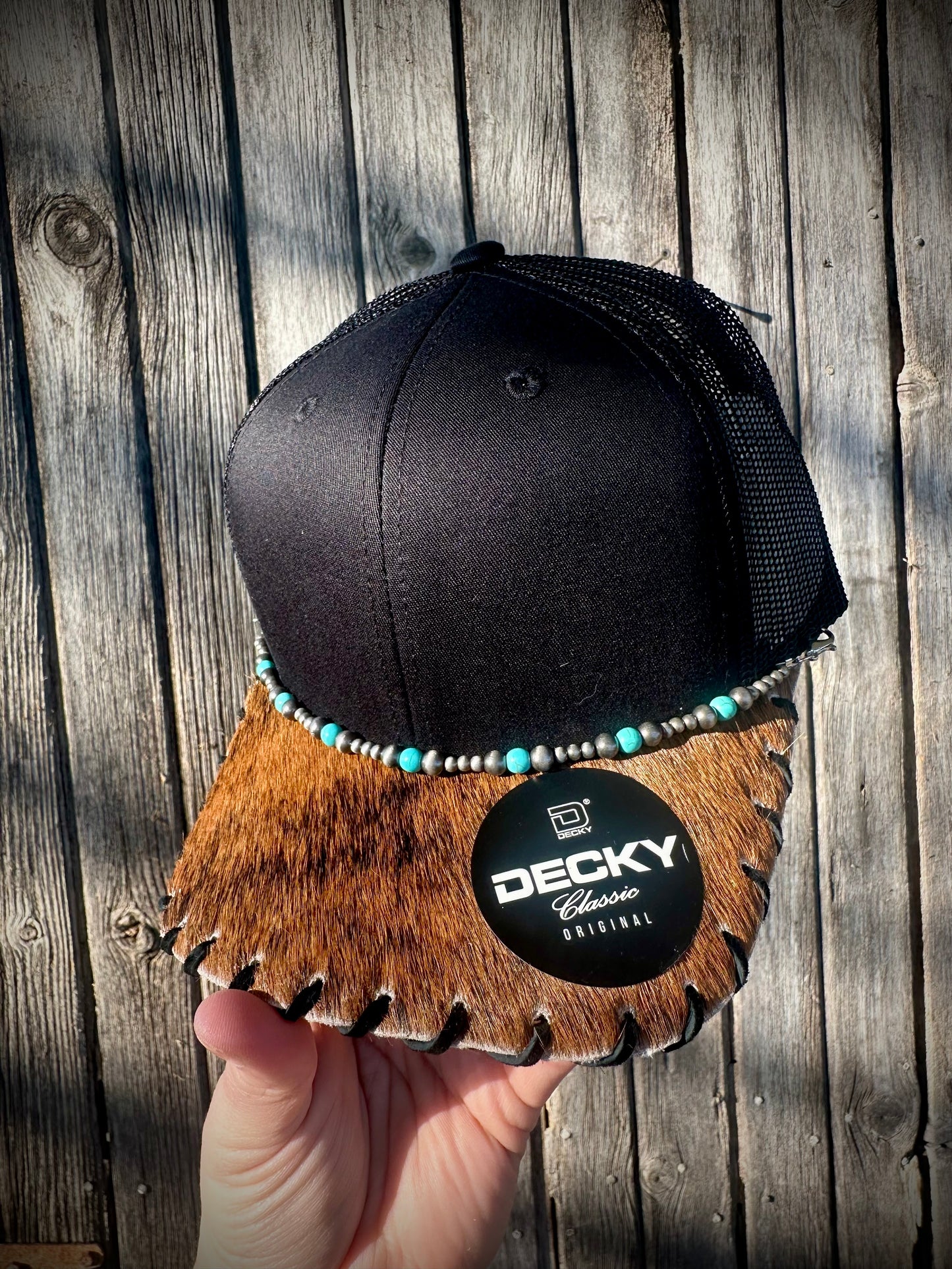 YOUTH Cowhide Trucker Hat #1