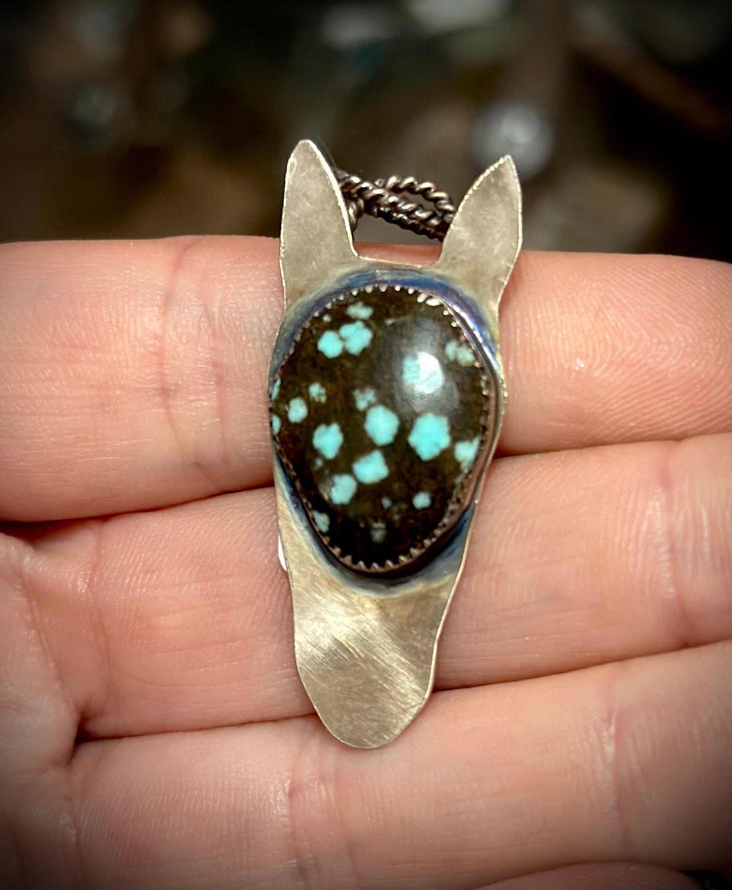 Turquoise Horse Pendant #5