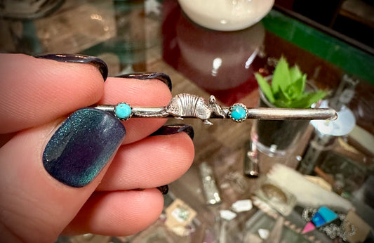 Armadillo Hair Pin