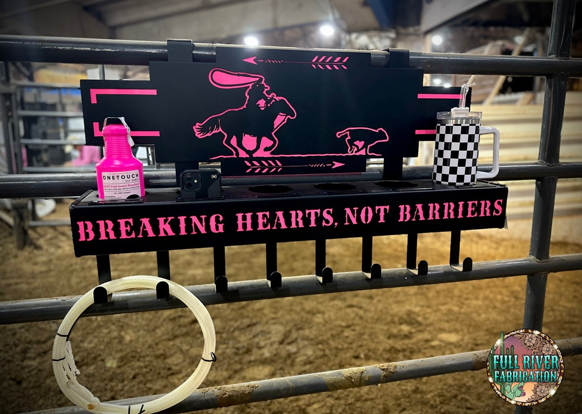 “Breaking Hearts, Not Barriers” Cowboy Cupholder- 6 Cups