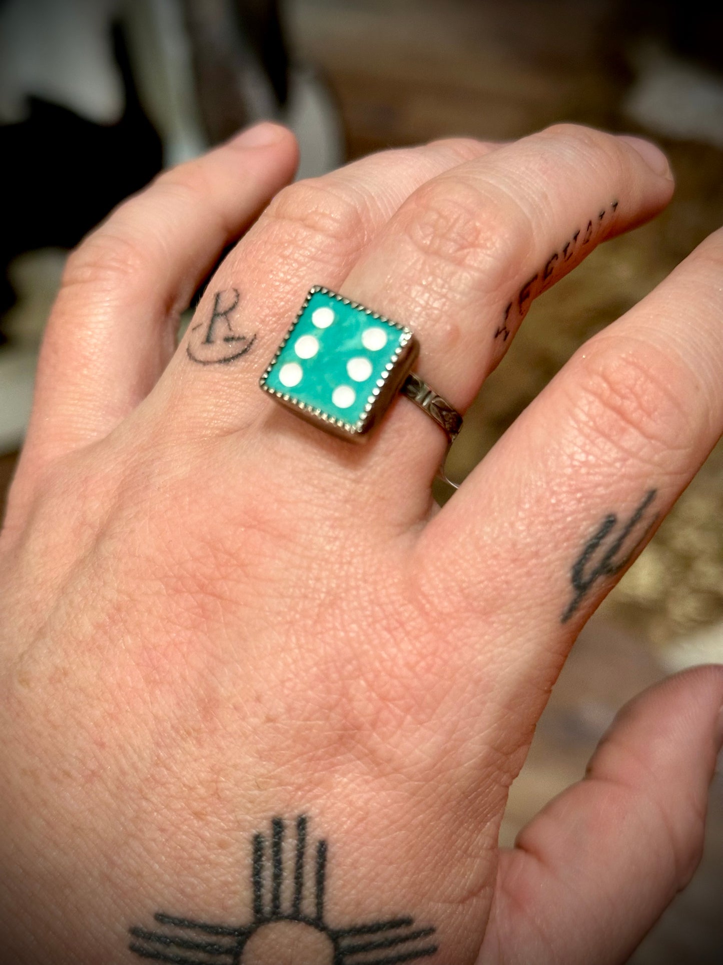 “Sixes” Dice Ring