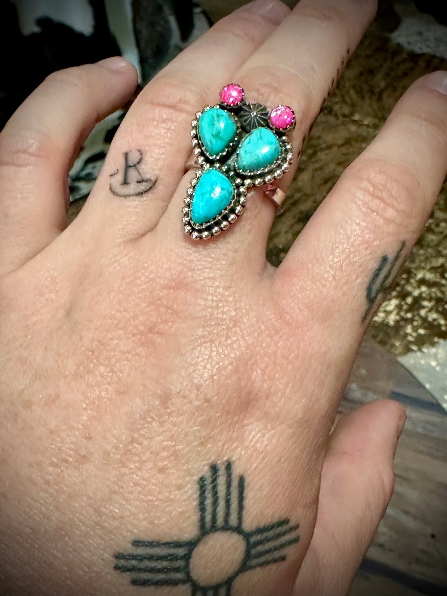 Kingman Cactus Ring