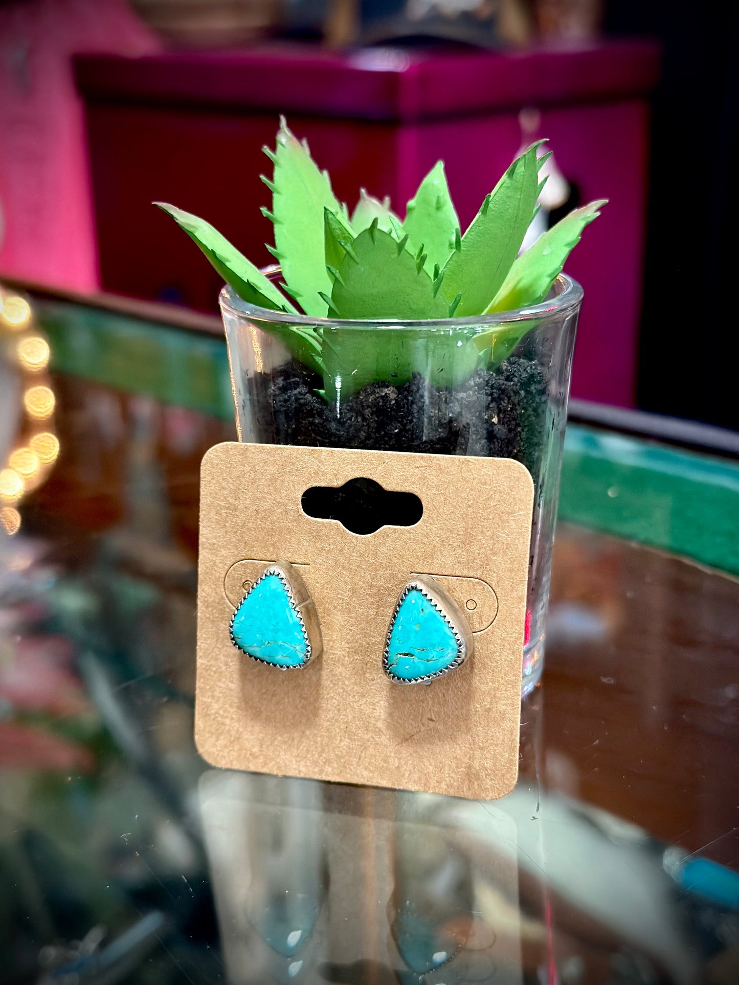 Turquoise Stud Earrings #5