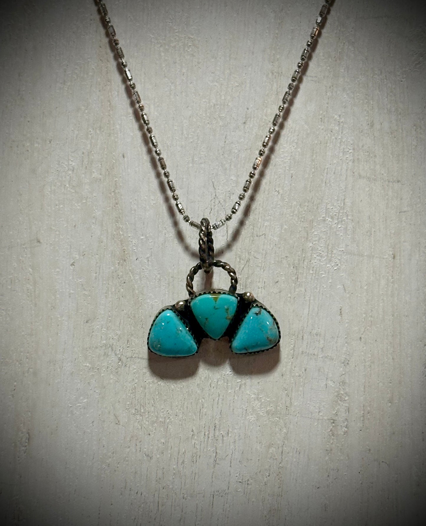 Turquoise Cluster Necklace