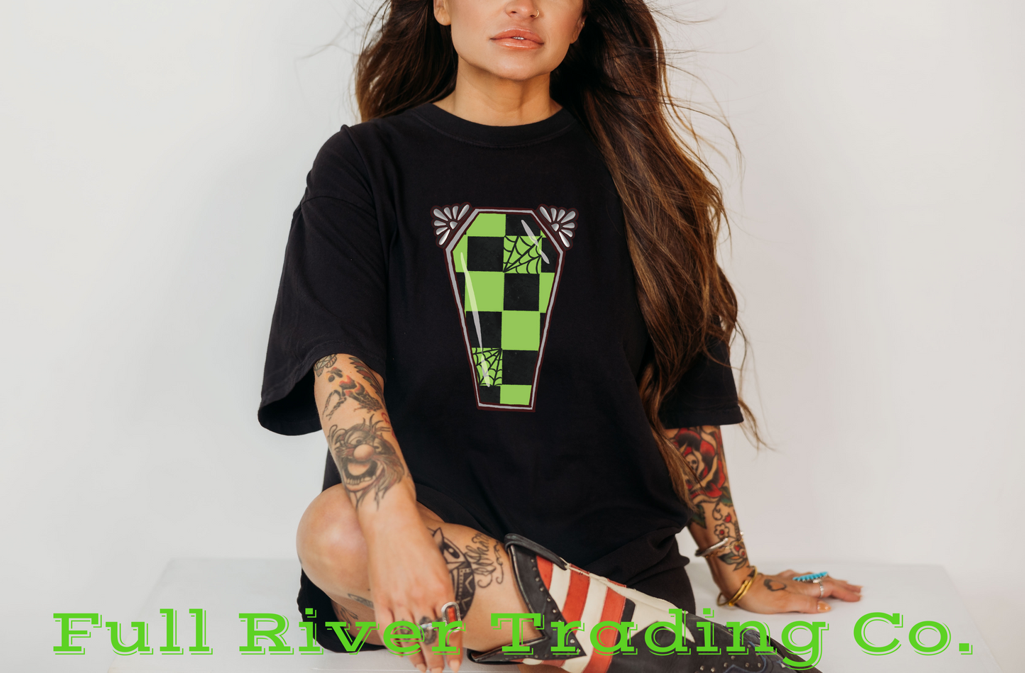 “Checkered Coffin” Tee