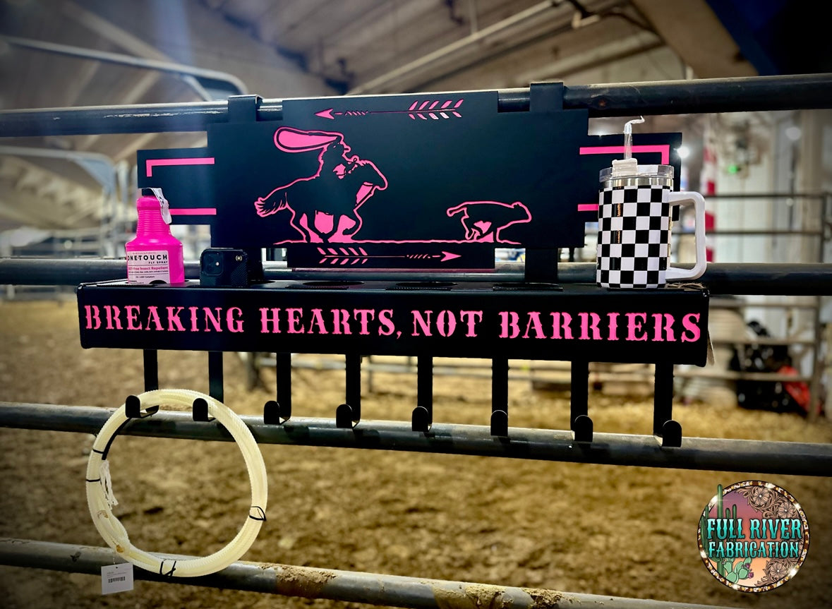 “Breaking Hearts, Not Barriers” Cowboy Cupholder- 6 Cups