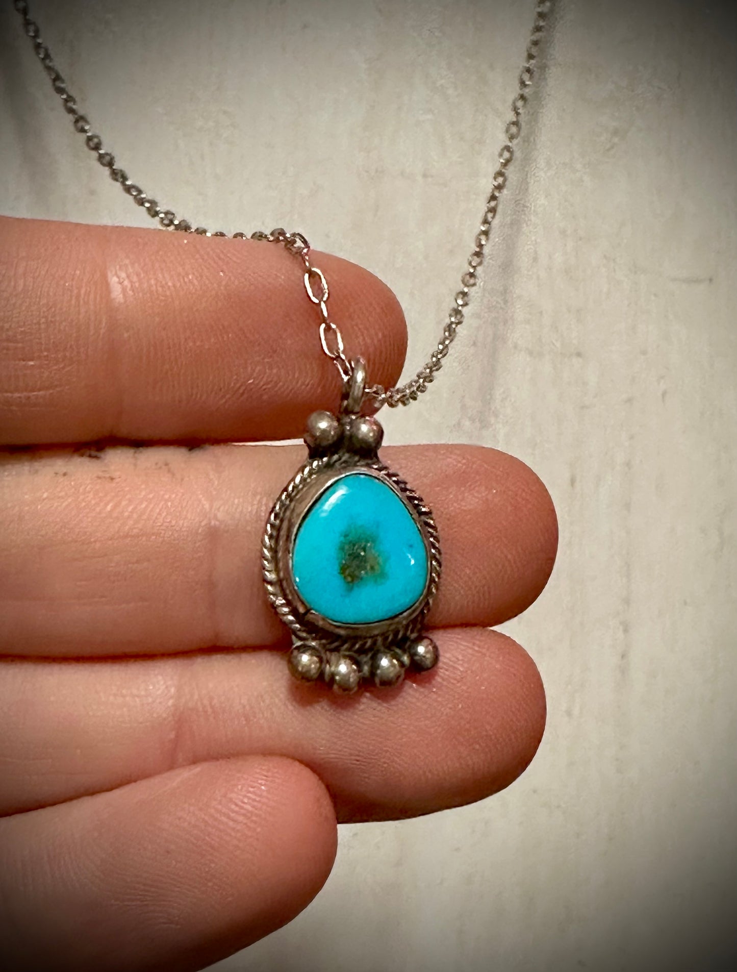 Turquoise Stone Necklace