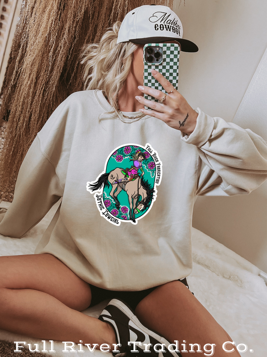 “Gothic Cowgirl” Crewneck