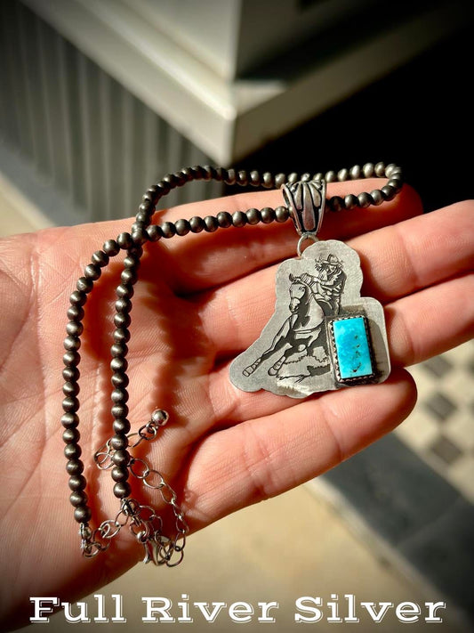 Kingman Barrel Racer Pendant