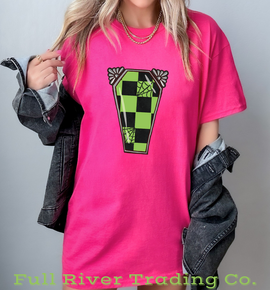 “Checkered Coffin” Tee