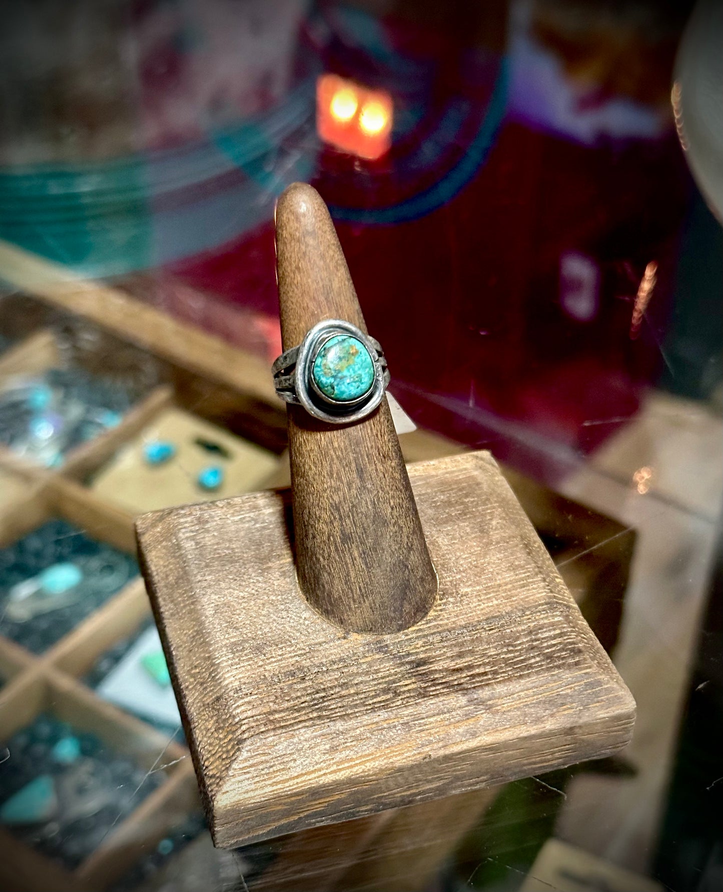 Vintage Silver & Turquoise Ring