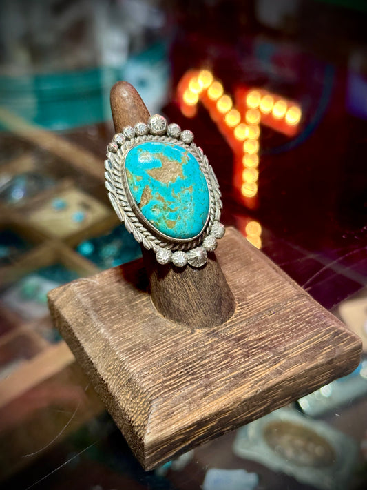 Large Vintage Turquoise Ring