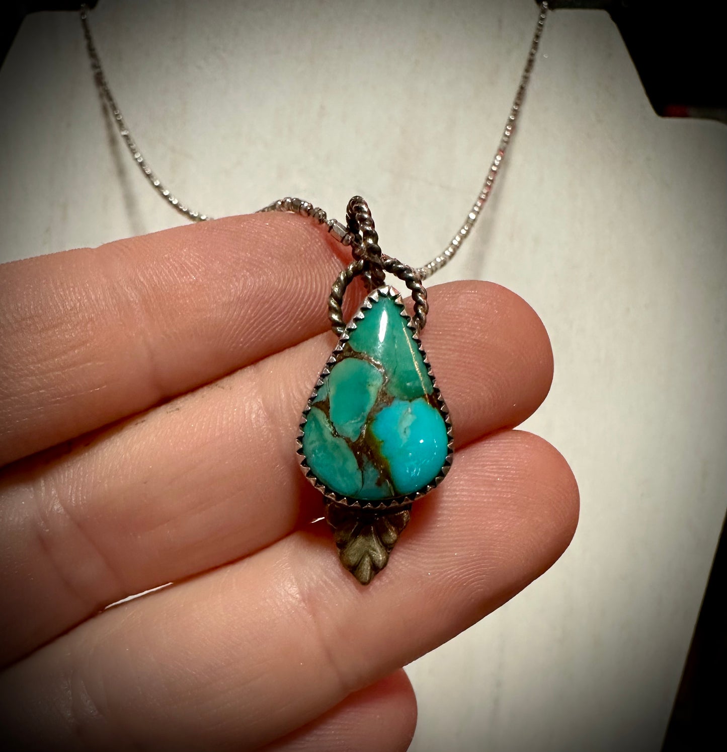 Turquoise Drop Necklace