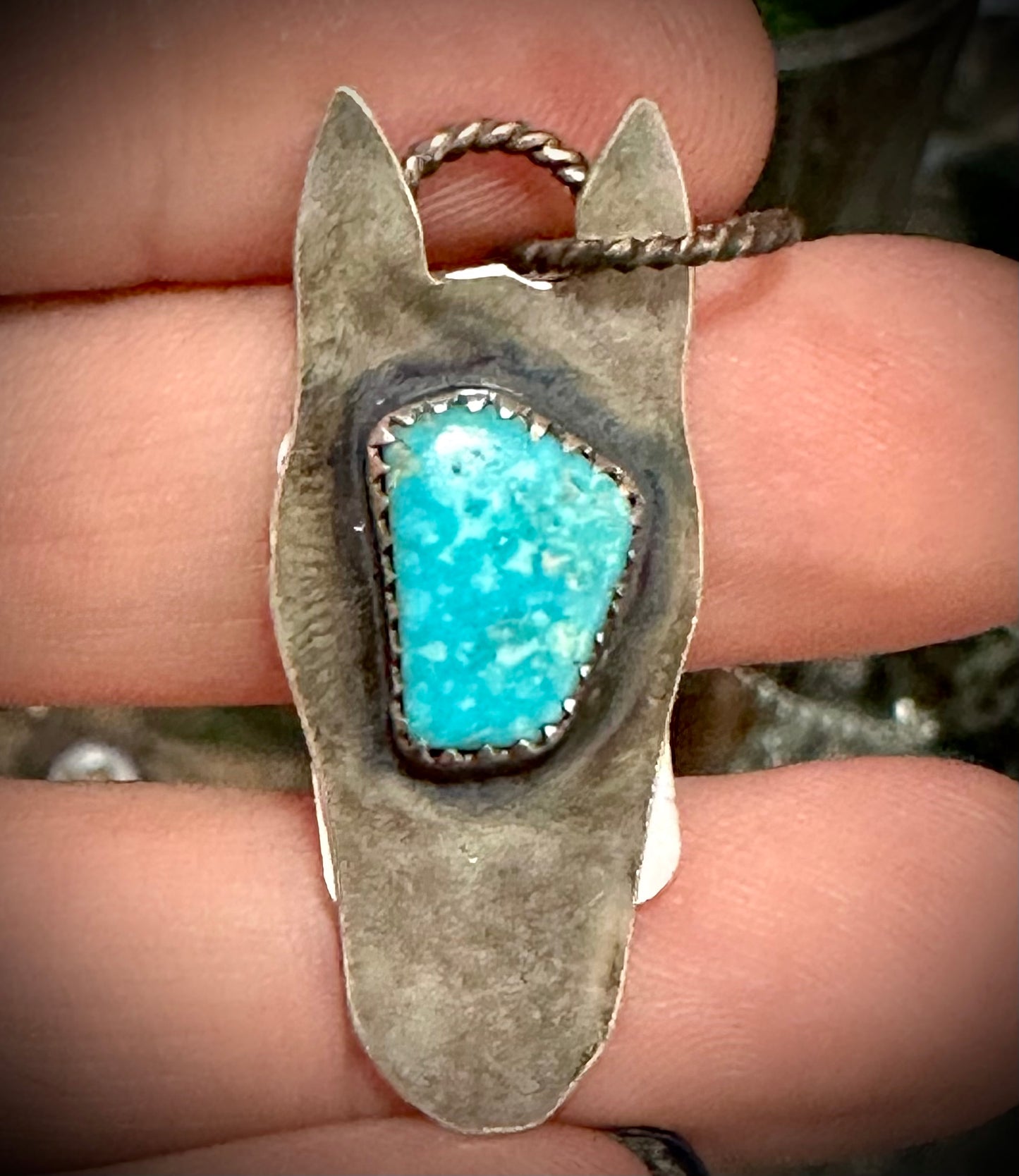 Turquoise Horse Pendant #3