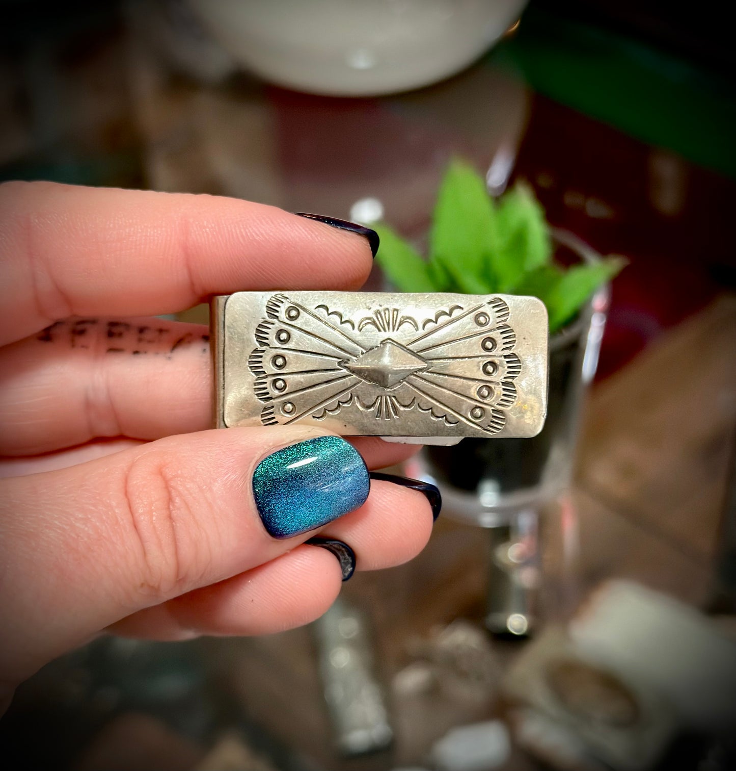 Vintage Silver Money Clip