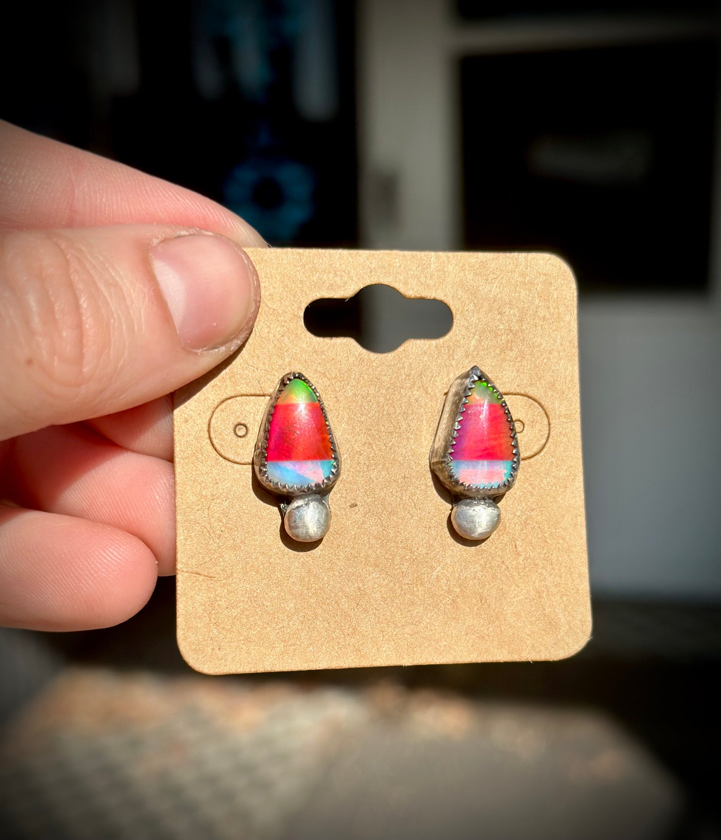 Candy Corn Earrings #2