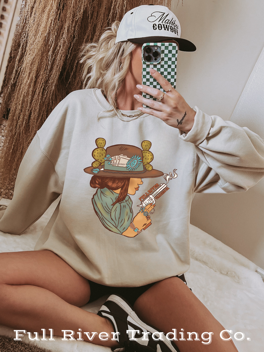 “Cowgirl Copper” Crewneck