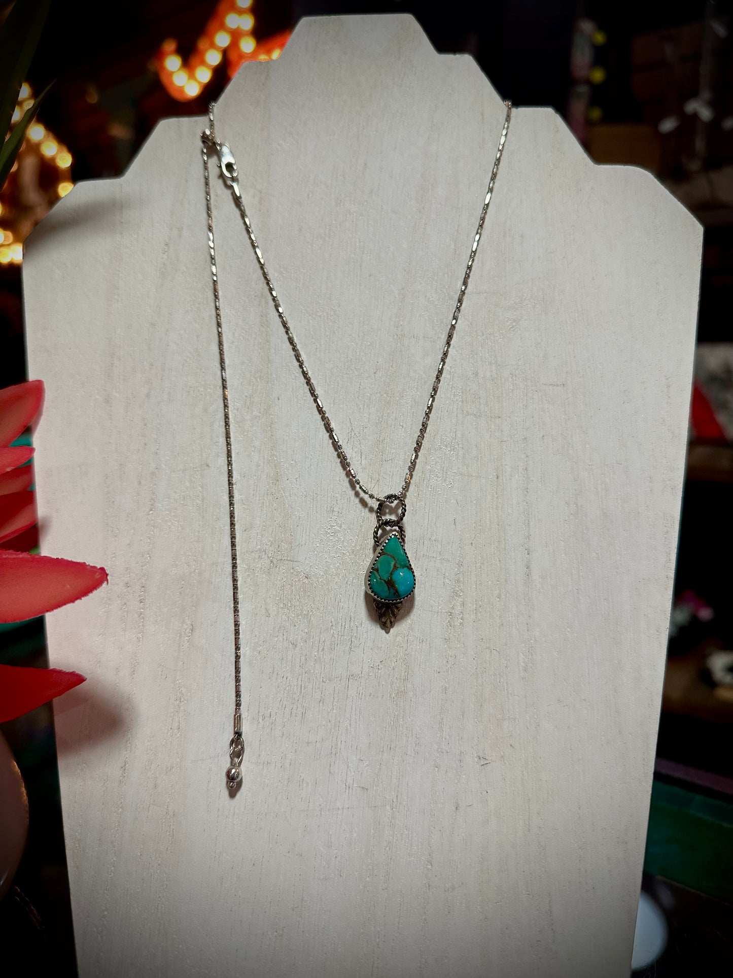 Turquoise Drop Necklace