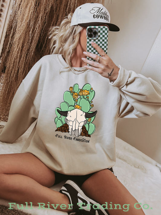 “Blooming Buffalo” Crewneck