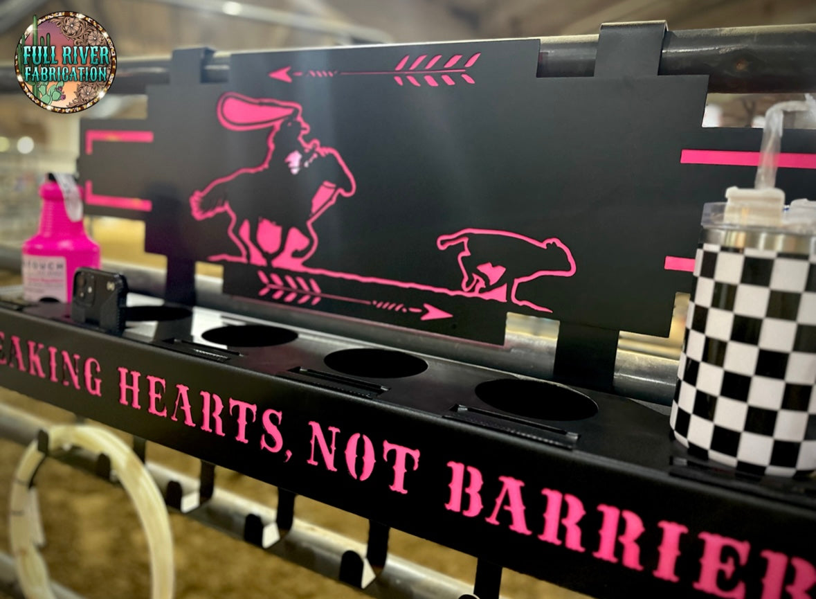 “Breaking Hearts, Not Barriers” Cowboy Cupholder- 6 Cups