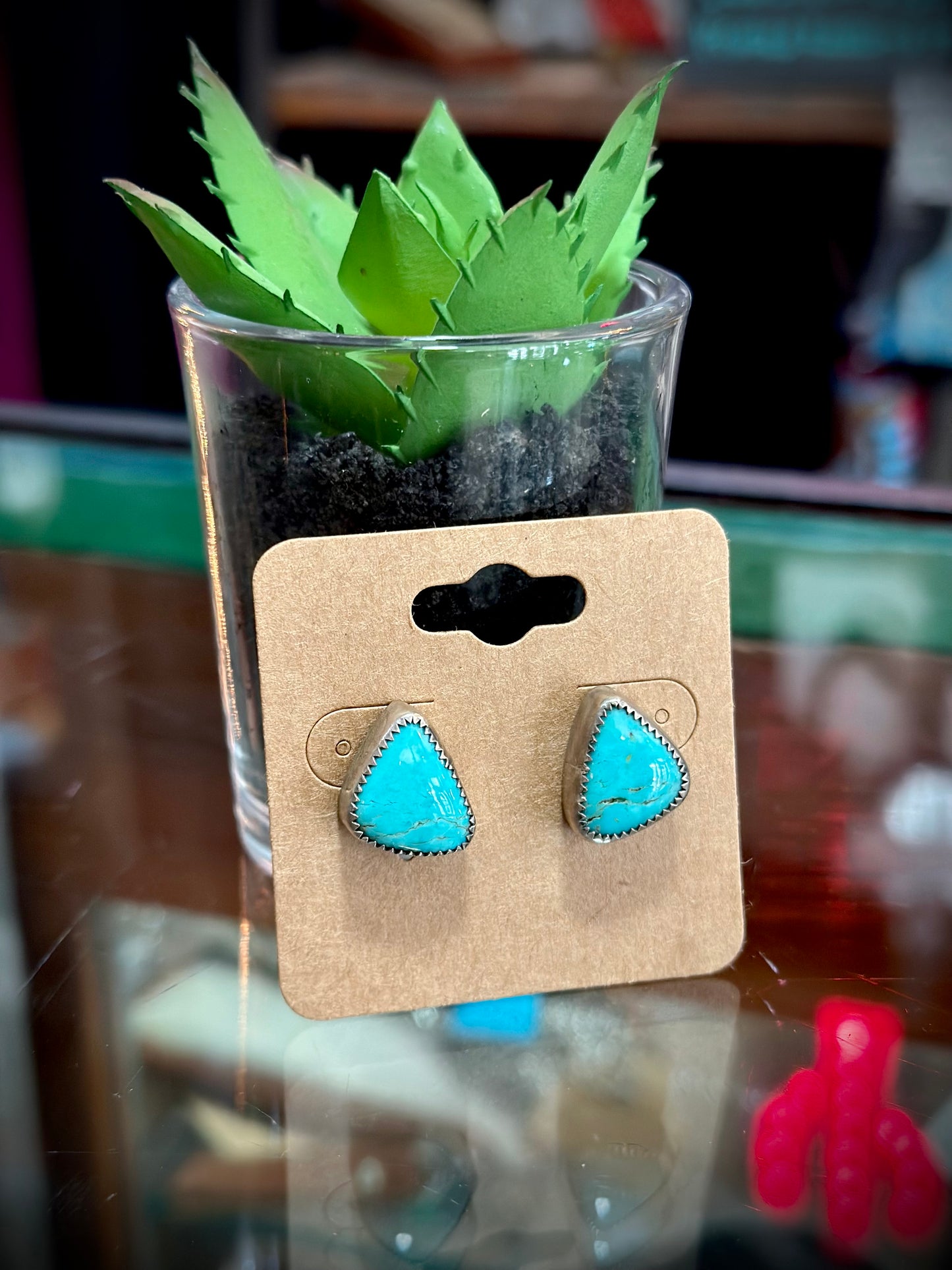 Turquoise Stud Earrings #5